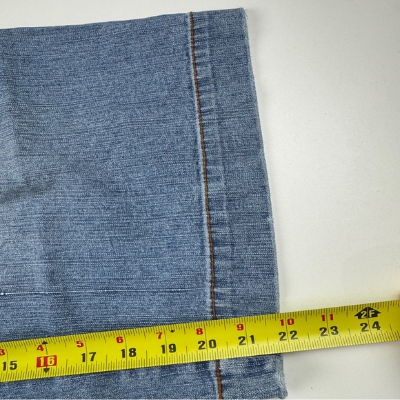 Paris Blues Women's Light Blue Denim Cullottes Capri Jeans size 14W - Picture 14 of 15